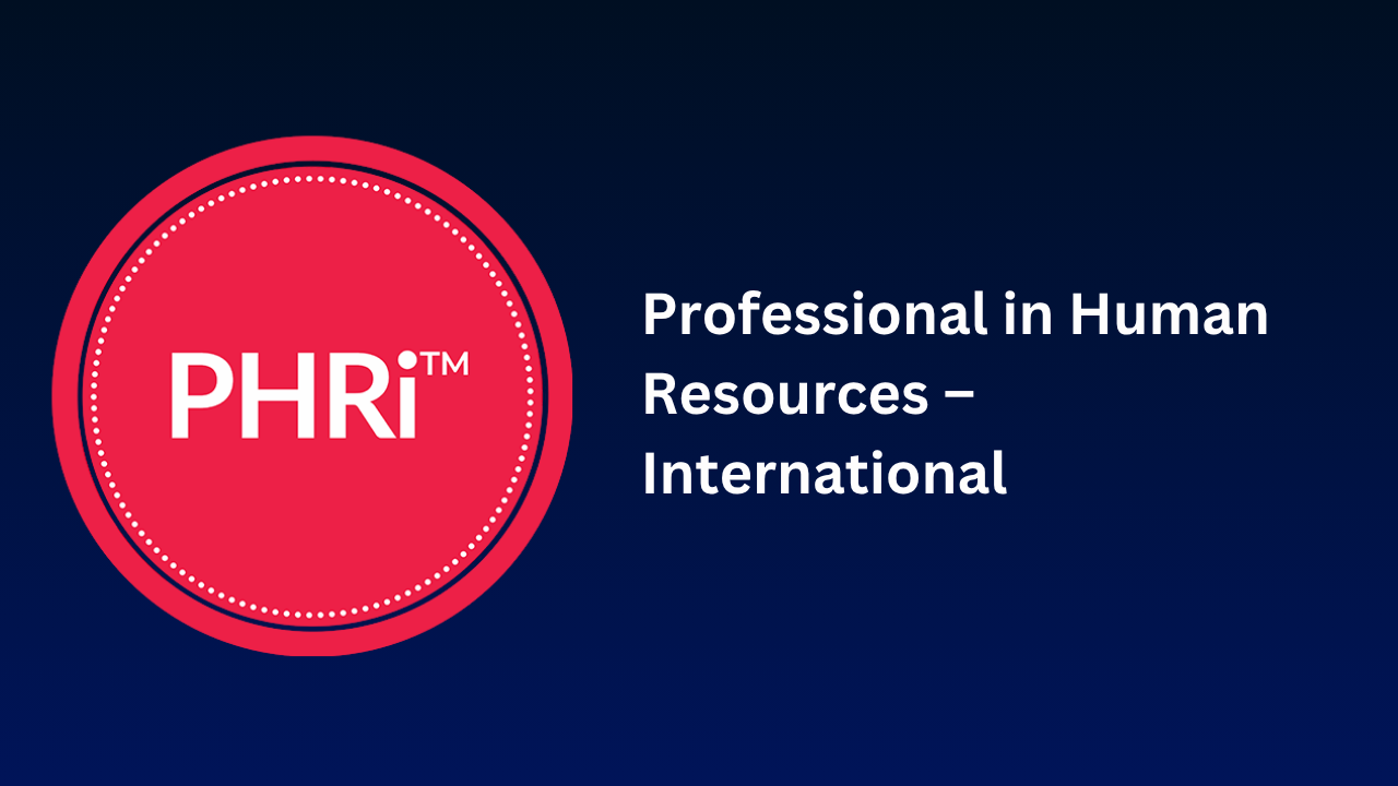 Professional in Human Resources – International