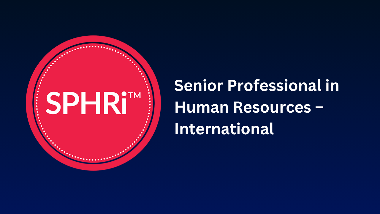 Senior Professional in Human Resources – International