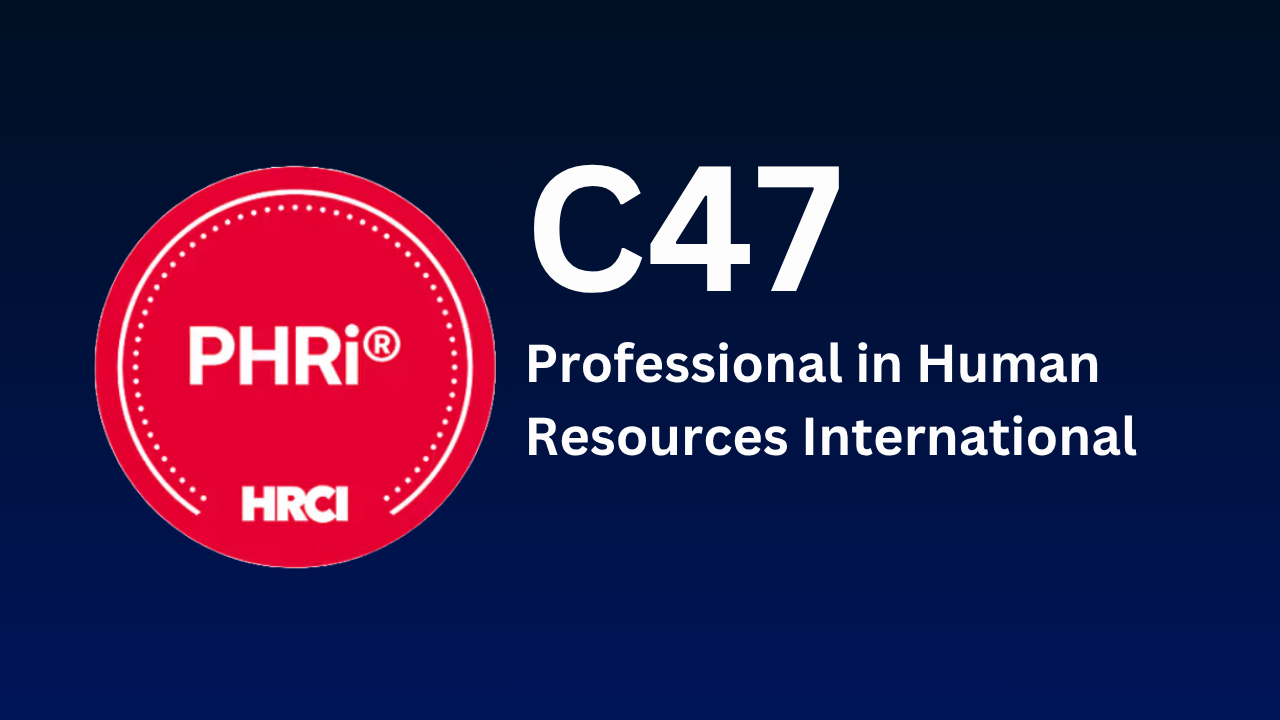 Professional in Human Resources – International